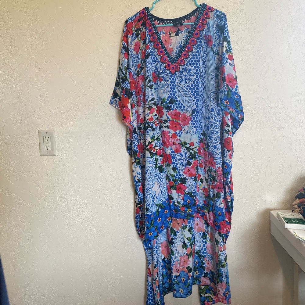 Beautiful bedazzled floral coverup